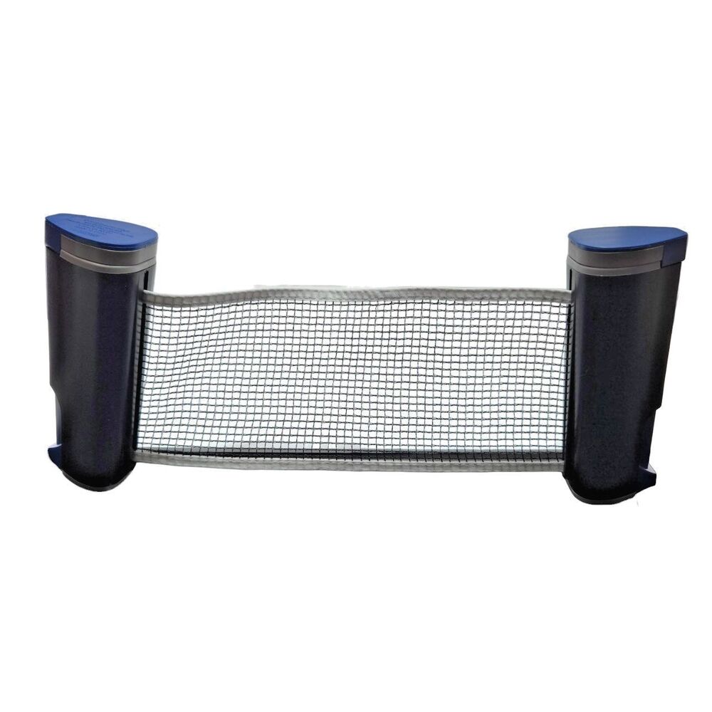 Sharper Image Retractable Table Tennis Net Portable Ping Pong Mesh Travel Net